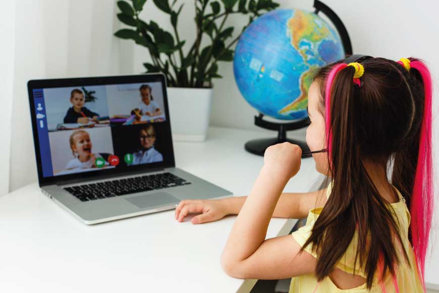 Online education, Role of the teacher, Virtual classroom, Interactive learning, Educational technology.